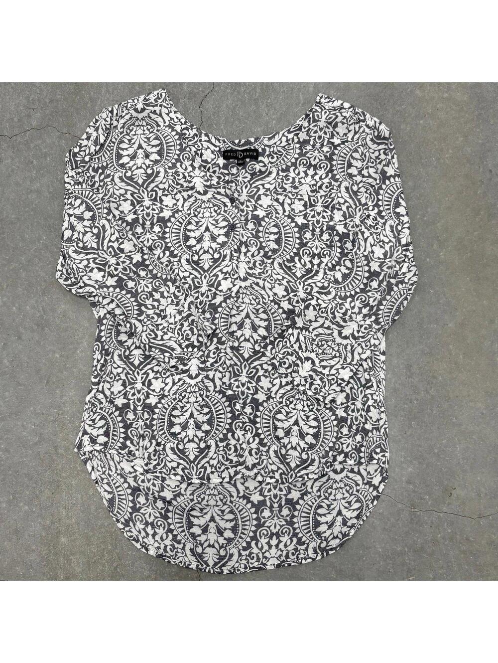 Fred David Floral Blouse